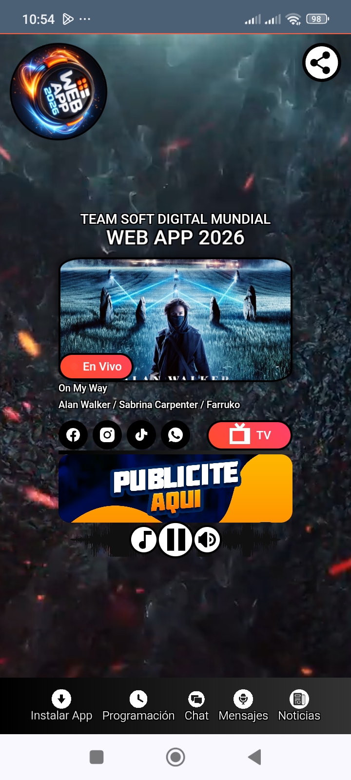 Web App Móvil